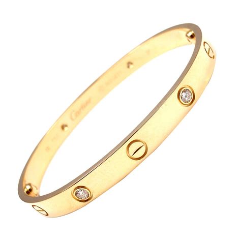 bracelet cartier love 4 diamants|cartier love bracelet pricing.